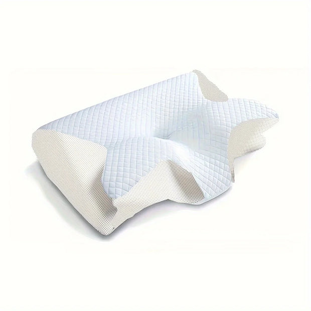 Ergonomic cotton snack pillow with comfortable sleeping design, soft and lightweight, perfect for side, back and abdominal sleep
