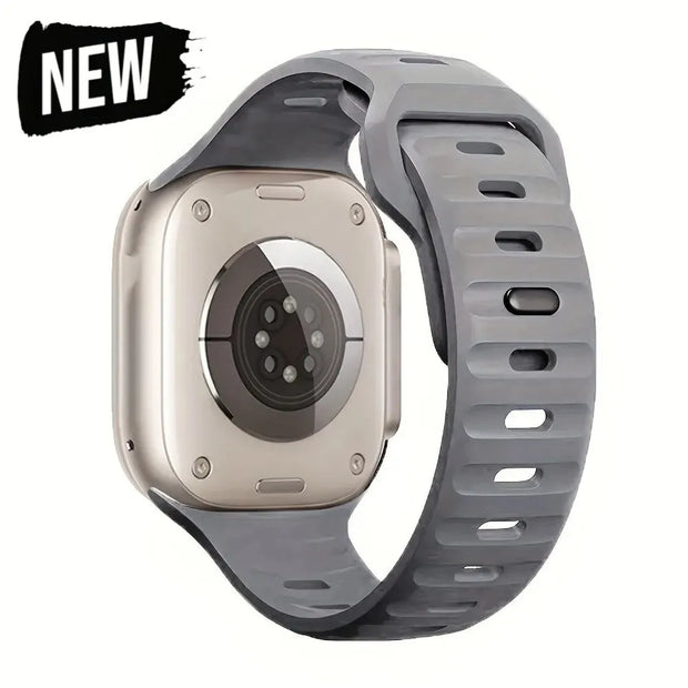 Soft Silicone Strap For Apple Watch Band Ultra 49mm 44mm 45mm 42mm 41mm 42mm 38mm Sport Watchband IWatch Serise 9 8 7 6 Bracelet