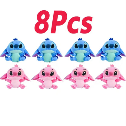 New Disney Cartoon Stitch Angel Scrump Plush Dolls Anime Toys Lilo & Stitch Stich Plush Stuffed Toys Children Birthday Gifts