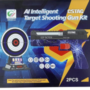 CSTAG AI Target Shooting Competition Laser Pistol Set Intelligent Scoring Game Indoor Outdoor Sports Game Kids Boys Toy Gift