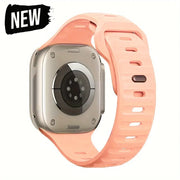 Soft Silicone Strap For Apple Watch Band Ultra 49mm 44mm 45mm 42mm 41mm 42mm 38mm Sport Watchband IWatch Serise 9 8 7 6 Bracelet