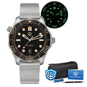 Watchdives WD007 V3 Mens Watches NH35 Automatic Movement Nylon Strap Watch 200m Waterproof Mechanical Watches with Gift Box