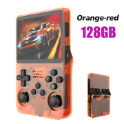 R36S Retro Handheld Video Game Console Linux System 3.5-inch IPS Screen Mini Portable Handheld Video Player 64GB 15000 Games