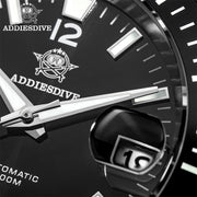 ADDIESDIVE New Diving Gift Watch Men 8215 Automatic Sapphire AR Coated Glass Ceramic Bezel Waterproof 200m Luminous Stainless St
