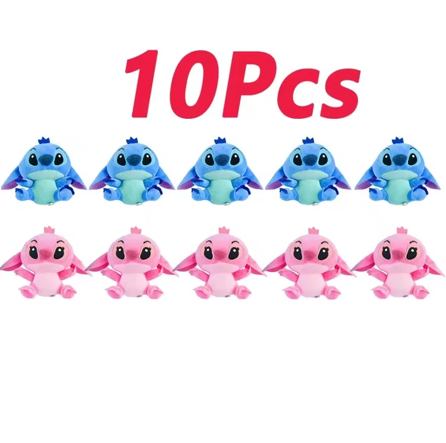 New Disney Cartoon Stitch Angel Scrump Plush Dolls Anime Toys Lilo & Stitch Stich Plush Stuffed Toys Children Birthday Gifts